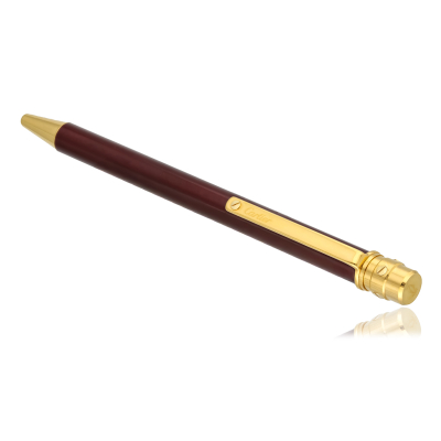 CARTIER SANTOS BALL POINT PEN REF. OP00378 YELLOW GOLD