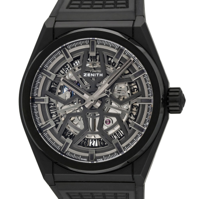 DEFY SKELETON 49,9000.670/77.R782 LIMITED EDITION CERAMIC 41MM 